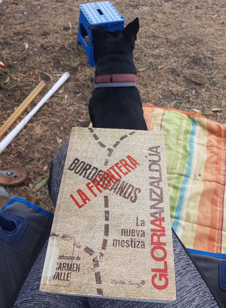 Hace unos meses Gloria Anzaldúa llegó a mis manos por casualidad. Estas vacaciones, por fin, he conseguido leerla con detenimiento y me declaro totalmente conquistada por su ensayo Borderlands, publicado en España por @capitan_swing_libros.