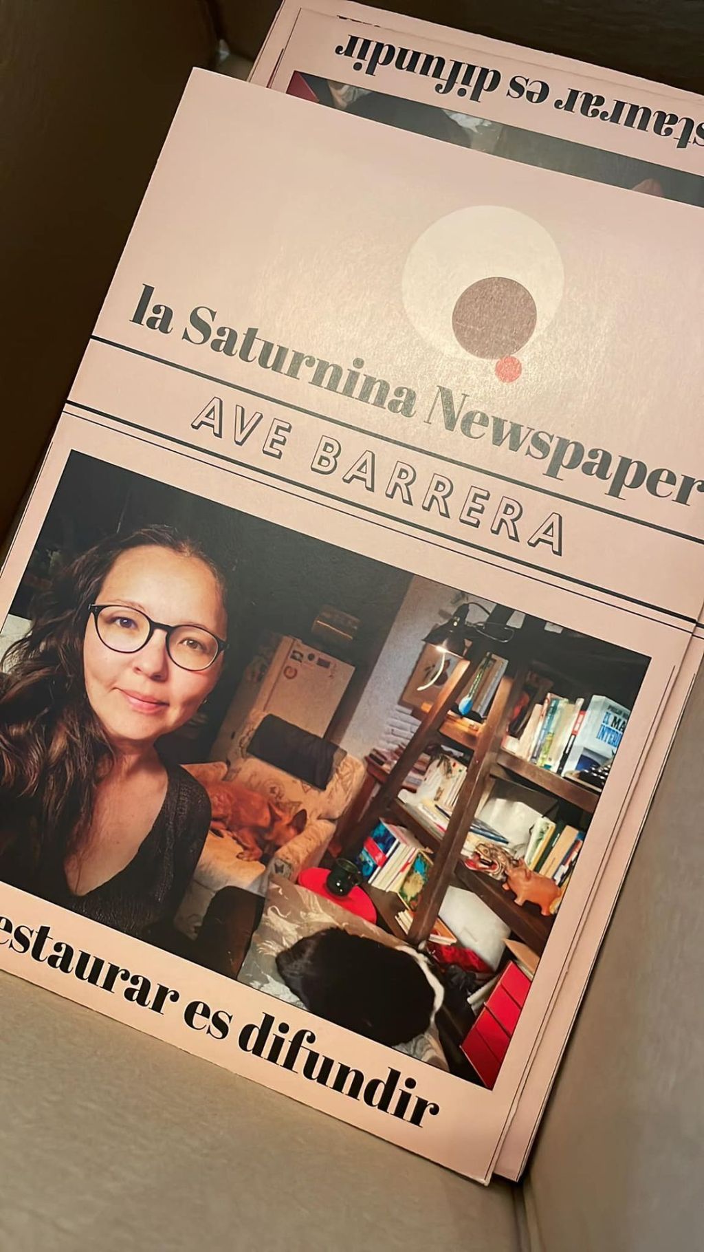 entrevista a Ave Barrera acerca de su novela&nbsp;Restauración