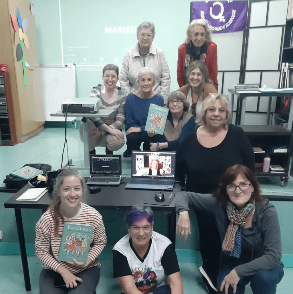 Carmen García de la Cueva en el Club de lectura&nbsp;feminista